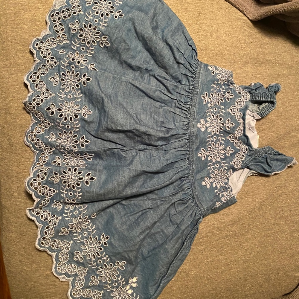 Twin jean dresses- warn once!